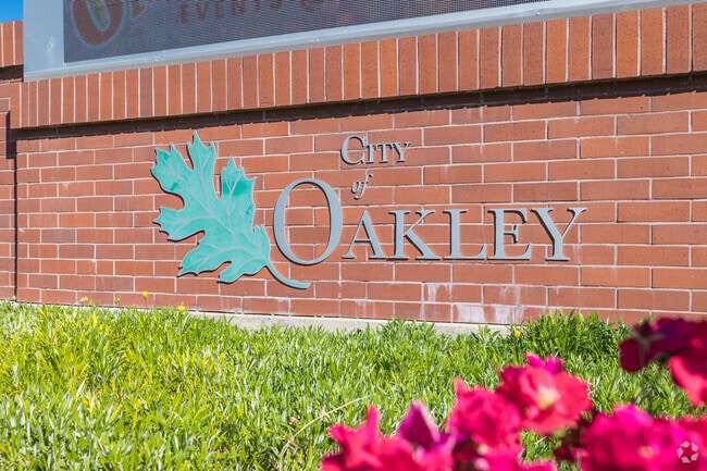 Oakley neighborhood signs will be visible throughout the entire neighborhood.