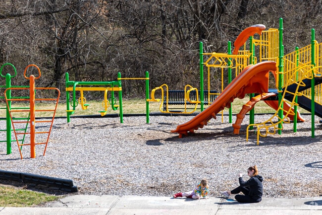 Golden Oaks Park provides Foxwoods-Carriage Hills families with a playground.
