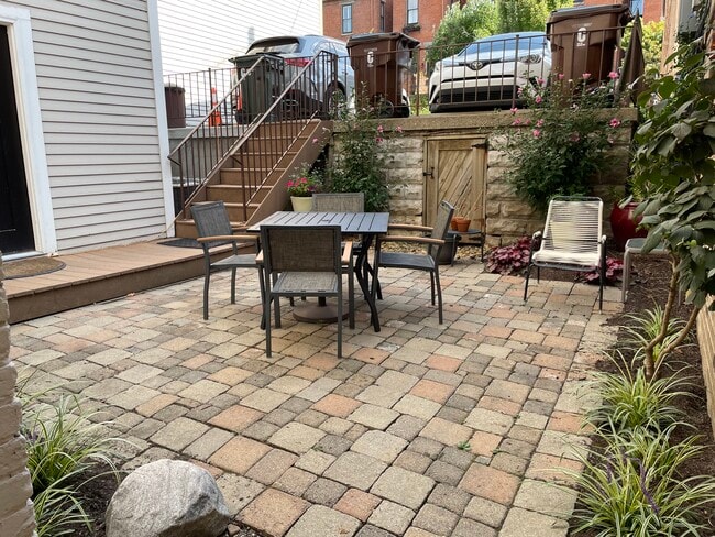 Rear patio