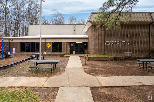 Cumberland Estates Community Center features a full-sized gym with a fully equipped weight room.