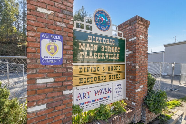 Placerville has historic sites, dining, and shops for families to enjoy.