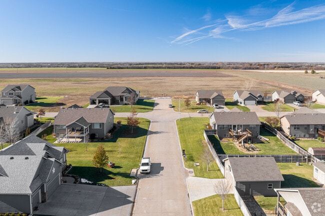 Hesston is surrounded by undeveloped land.