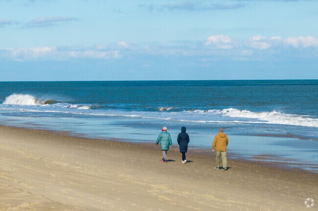 Take a stroll on the beach near Selbyville.