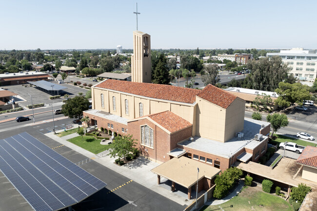 The church at St. Joachim Elementary School in Madera.