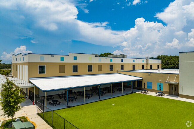 A variety of workspaces and seating options at WCPA create an exciting academic environment.