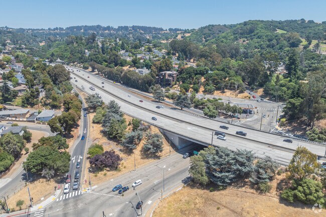 Oak Knoll is bordered by the 580 freeway which travels from Richmond all the way to Tracy.