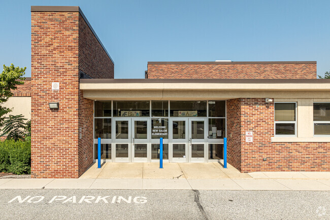 77% of New Salem Elementary students are at least proficient in math and 77% in reading.