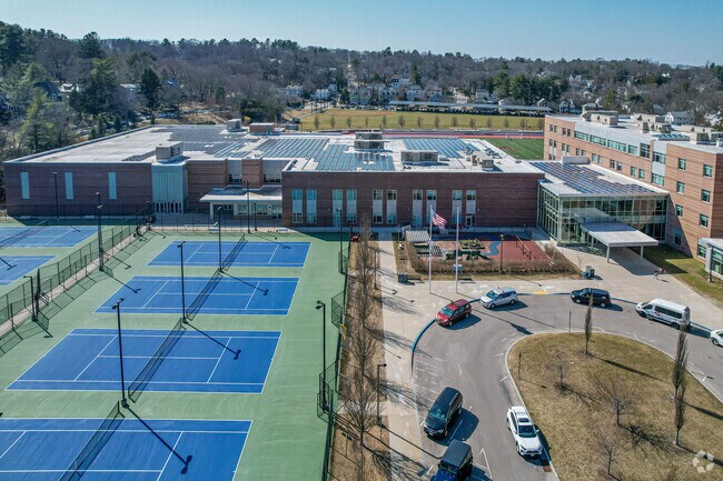 Newton North High School has an overall grade of A+ on Niche.