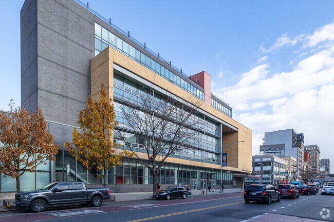 Harlem Children's Zone Promise Academy II sports a modern facade.