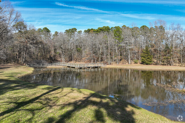 Cypress Park, near Bossier City, features scenic woodland trails.