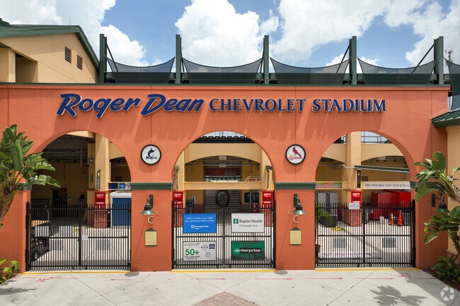 Roger Dean Stadium is a huge baseball complex in the center of Abacoa neighborhood.