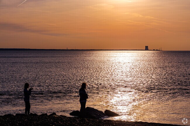 People come to Selkirk Shores State Park to fish along the shores of Lake Ontario.