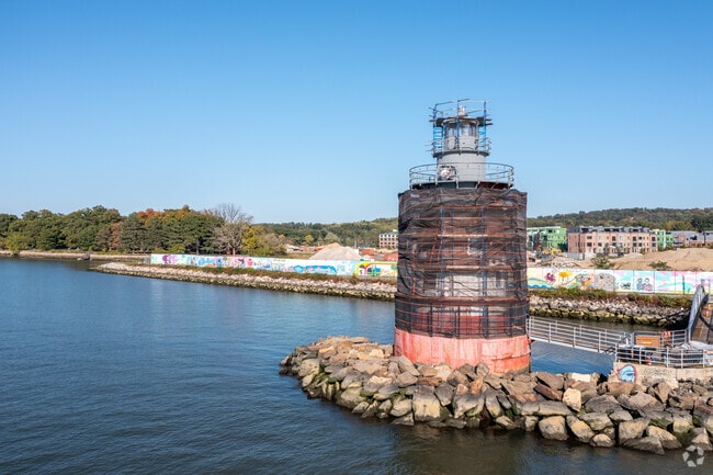 The Sleepy Hollow Lighthouse was completed in 1883 and today stands as a landmark in Tarrytown.