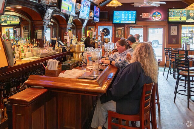 Be sure to dig in on the delicious fish and chips at happy hour at Buckley's Inn Between in Hampton Bays.