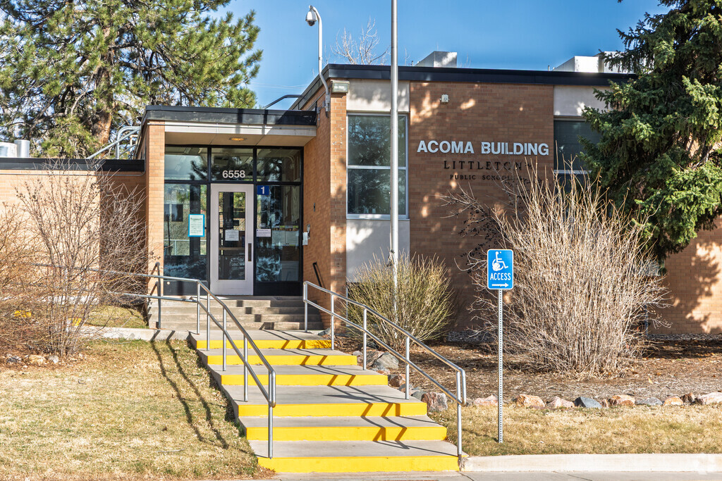 The Acoma Building in Littleton School is home to the Warrior.