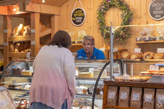 The Bit of Swiss bakery is a rustic baked goods shop close to Shoreham.