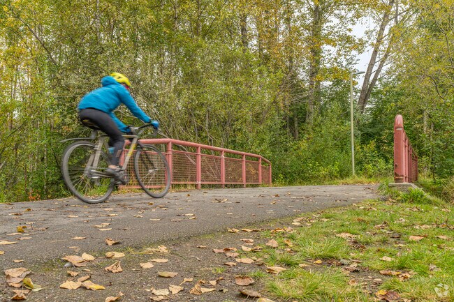 Residents of Rogers Park enjoy cycling throughout The Chester Creek Greenbelt.