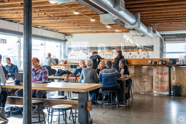 Ladder Coffee is a popular spot for the locals in the Emerson Garfield Neighborhood.