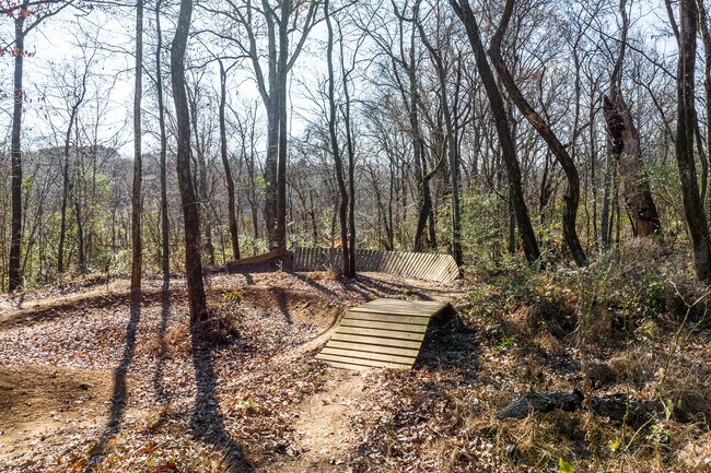 Go mountain biking at Chickasaw Trace Park in Santa Fe.