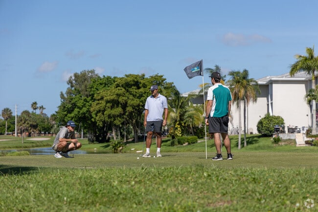 Monarch Lakes golfers can hit the greens at the Country Club of Miami.