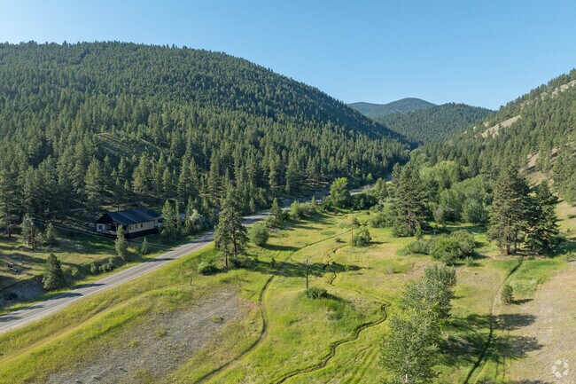 Gulches is woodland and mountains with trails and private roads.