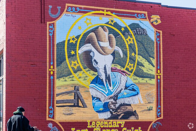 Downtown Great Falls is full of vibrant murals that bring life to the neighborhood.