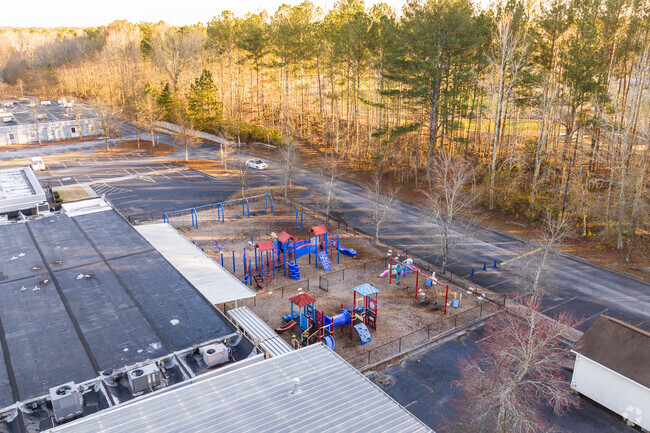 Grace Baptist Academy's campus comes equipped with vibrant playgrounds.