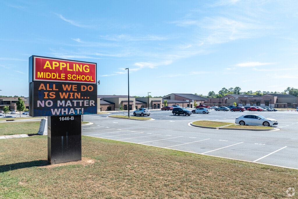 Appling Middle School in Macon provides a nurturing environment for student growth and learning.