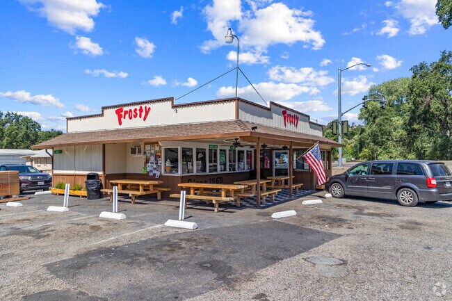 Frosty is a city favorite for an ice cream cone or burger in the City of Jamestown.