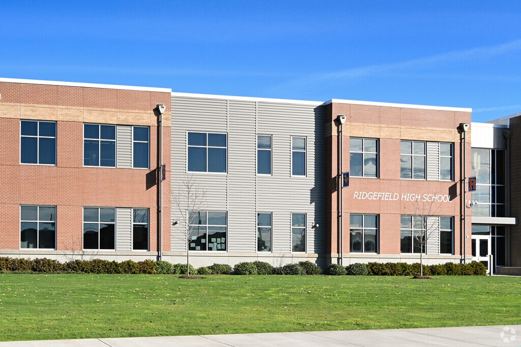 Ridgefield High School provides education in the neighborhood of Outlying Clark County.