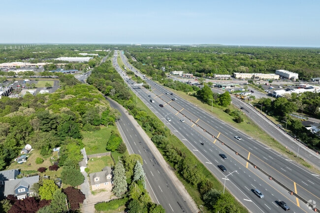 The Long Island Expressway bisects Holtsville, adding to its ease of transportation options.
