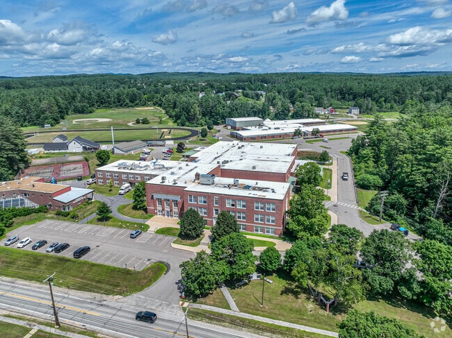Winnisquam Regional High School shares property with the town middle school.