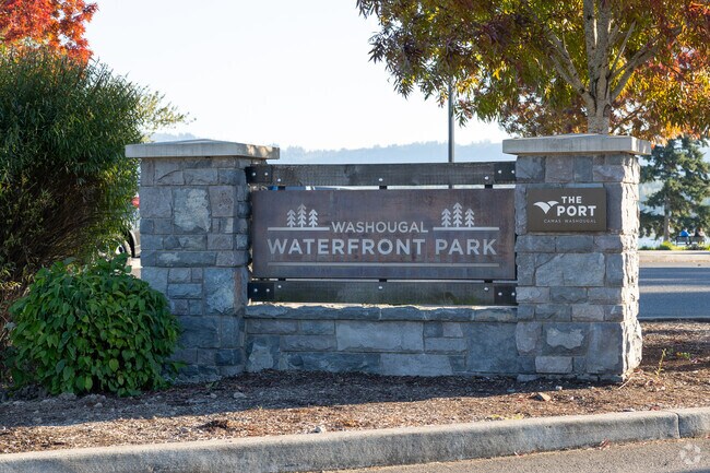 The Washougal Waterfront park offers trails and a Playground on S 2nd St in Washougal.