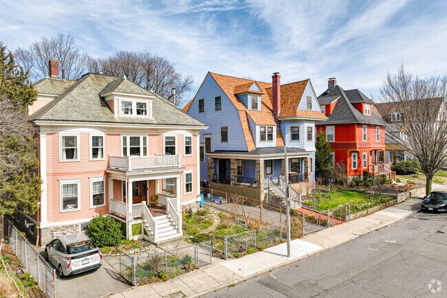 Victorian-inspired homes line the streets of Bowdoin North-Mount Bowdoin.
