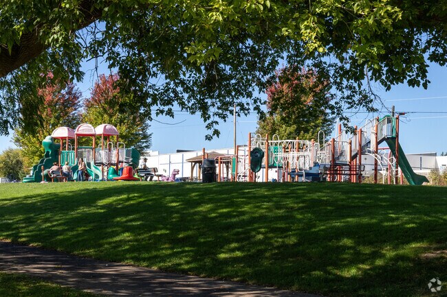 Merton Fireman's Park has a popular playground near the center of town.