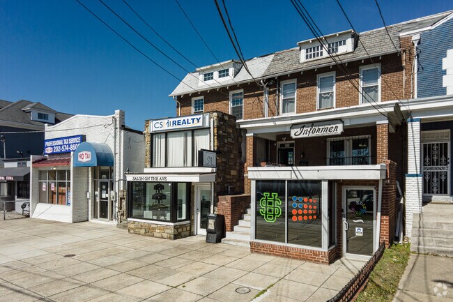 Martin Luther King Jr. Ave in Congress Heights hosts numerous businesses