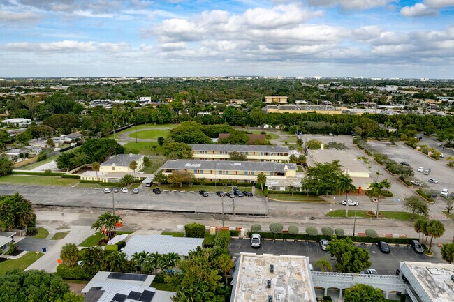 A look at the campus of Somerset Academy Village Charter Middle School in Wilton Manors, FL.