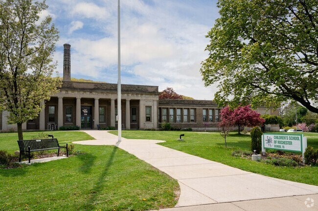 The Childrens School of Rochester  serves over 300 students in grades kindergarten through 6th.