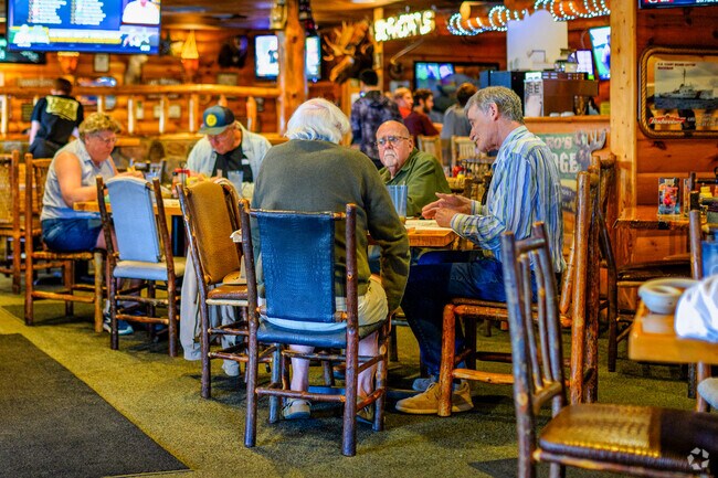 Gather with friends at Leo Lodge for a meal in Forest View.