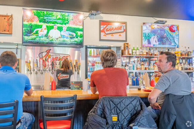A cool American-style restaurant near Fairway Estates is The Garage Burgers & Beer.