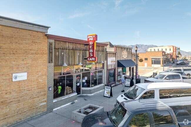 Commercial Street on Morgan's north side is a walkable dining and shopping hub.