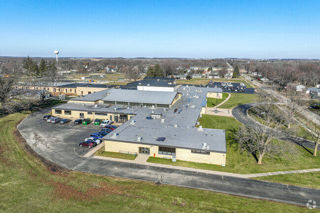 Hiawatha High School is home of the red hawks.