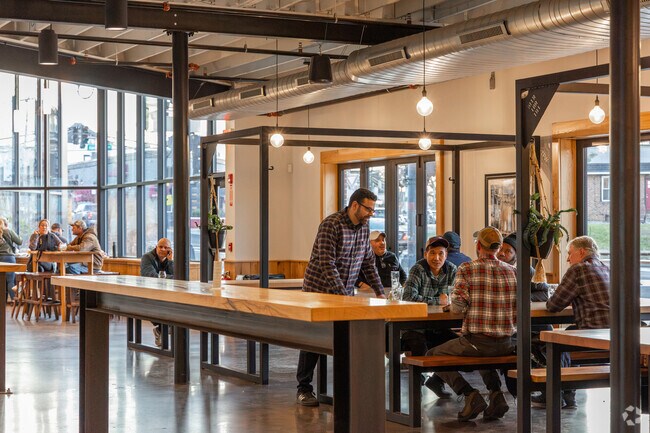 The atmosphere at Tonewood Brewing allows Barrington residents to relax and have a few.