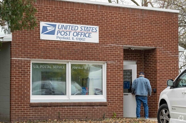 The Penfield Post Office offers an array of services including package delivery.