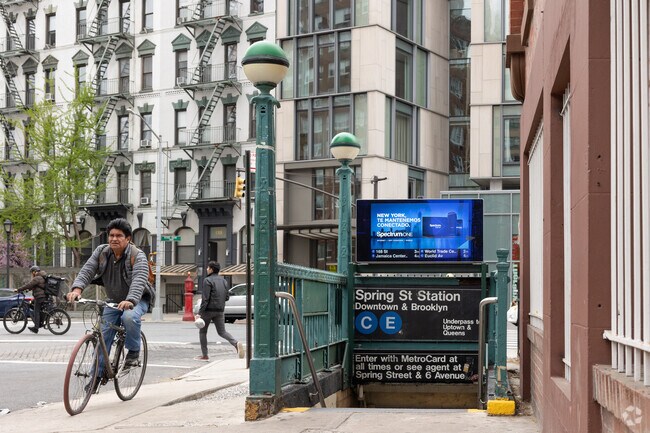 There are several subway stops within SoHo, making it easy to get around the city