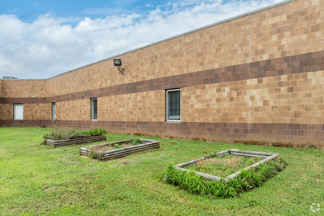 Kirby Middle School in Memphis has a community garden.