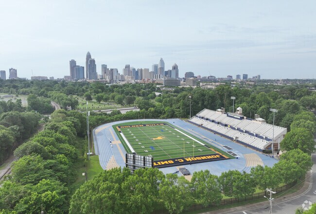 Johnson C. Smith University is in University Park, just minutes from Uptown Charlotte.