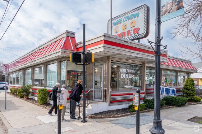 Three Cousins Diner in Downtown Pottstown is always busy with customers.