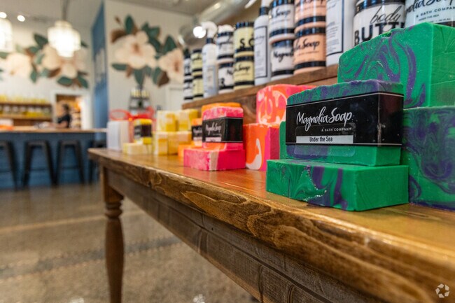 Wonderful gifts and personal care items can be found at Magnolia Soap in Downtown Broken Arrow.