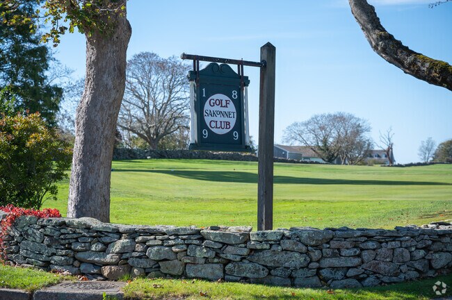 Enjoy 18 holes and tennis at the Private members only Sakonnet Golf Course in Little Compton.
